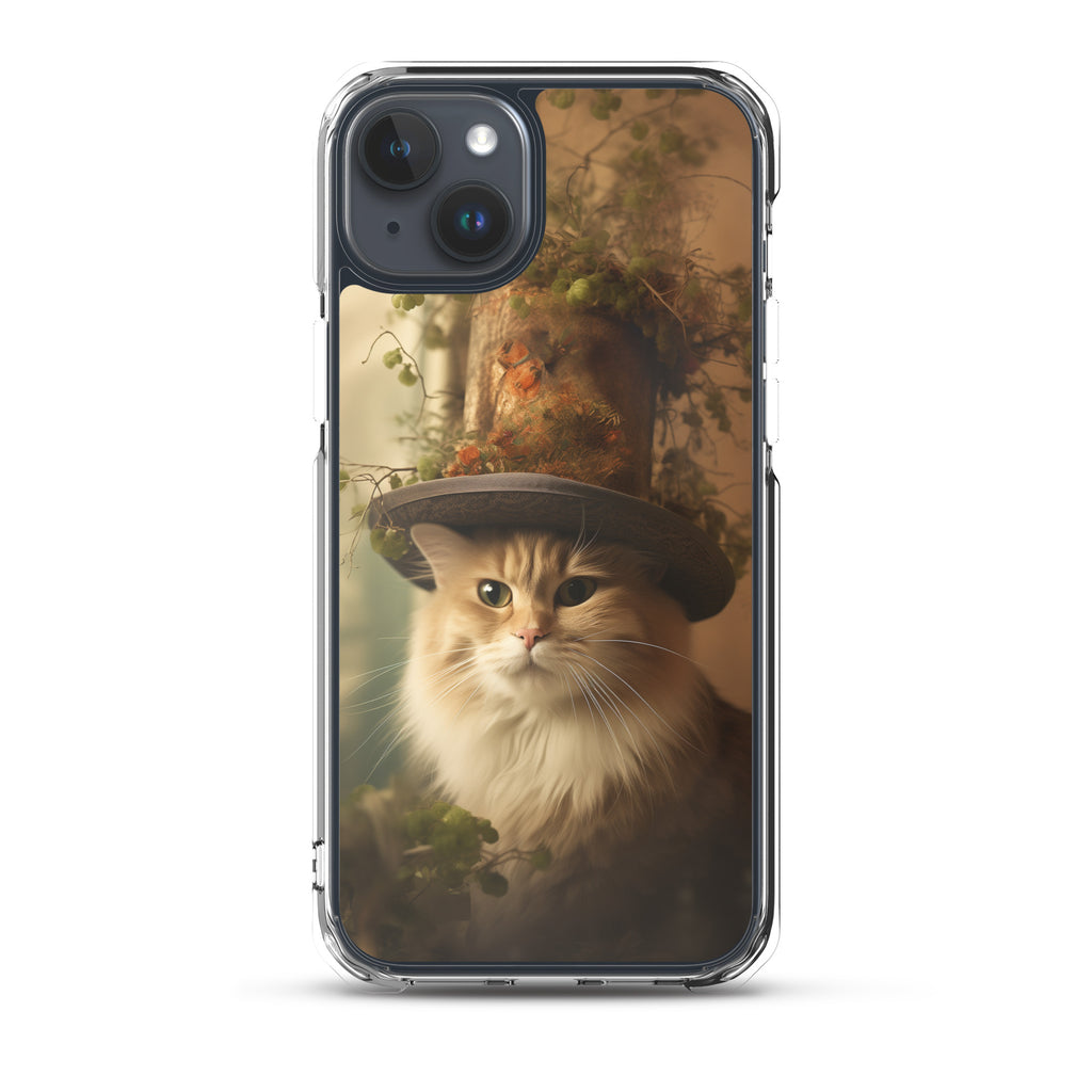 Cat Hat A Clear Case for iPhone