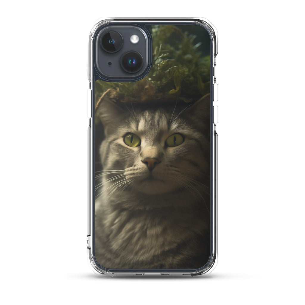 Cat Hat C Clear Case for iPhone