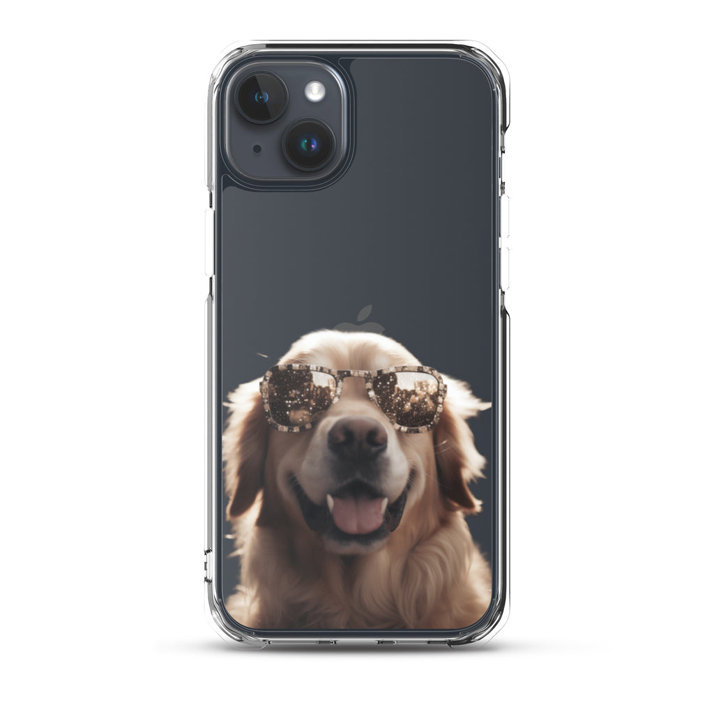 Glasses Dog K Clear Case for iPhone