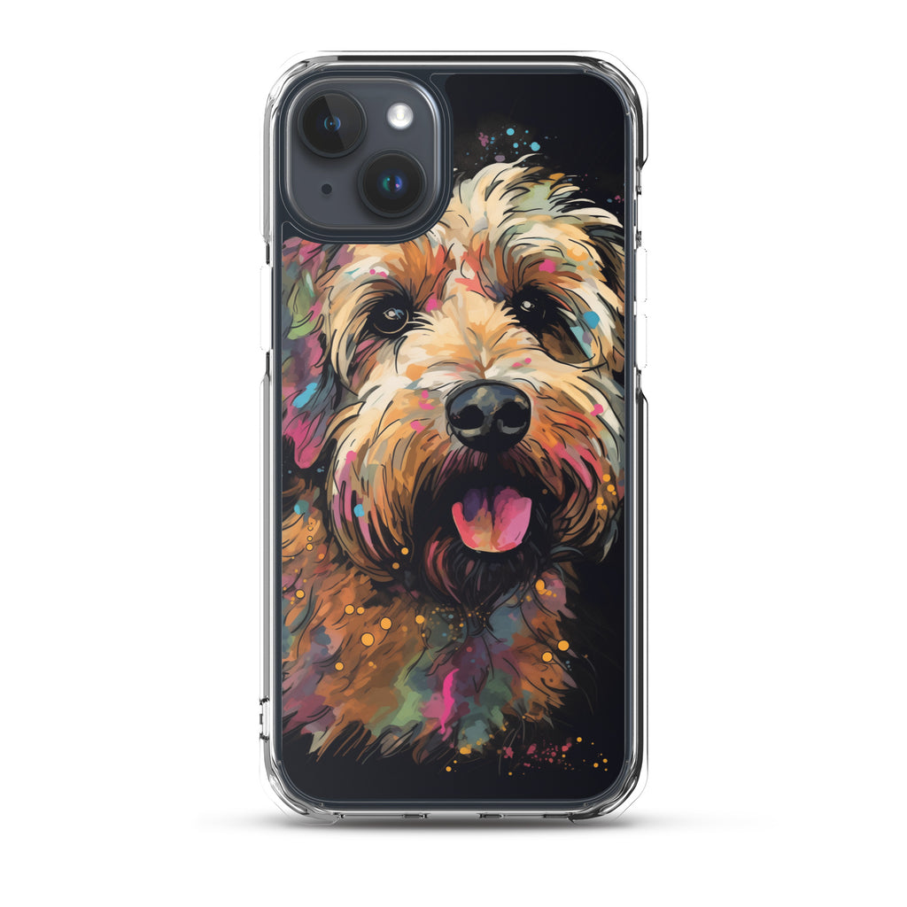 Van Gogh Style Dog A Clear Case for iPhone