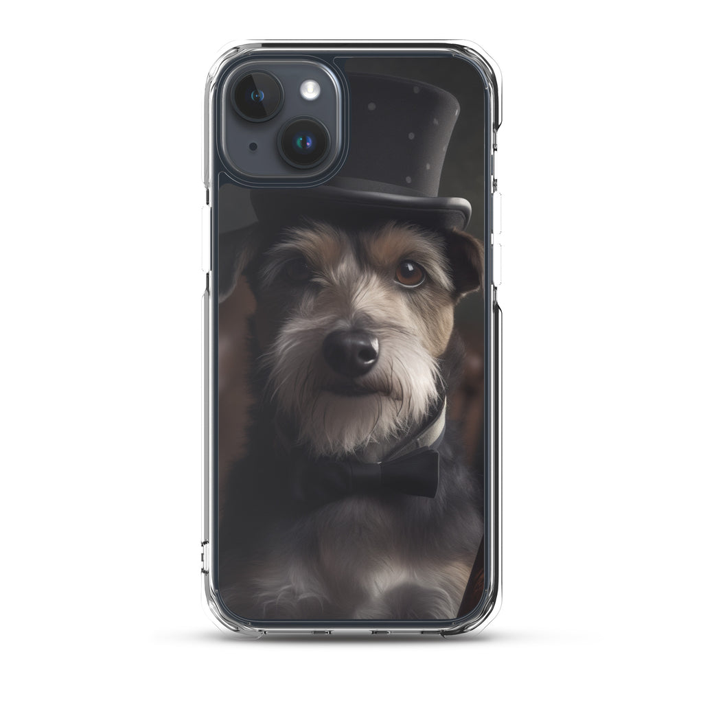 Top Hat Dog C Clear Case for iPhone