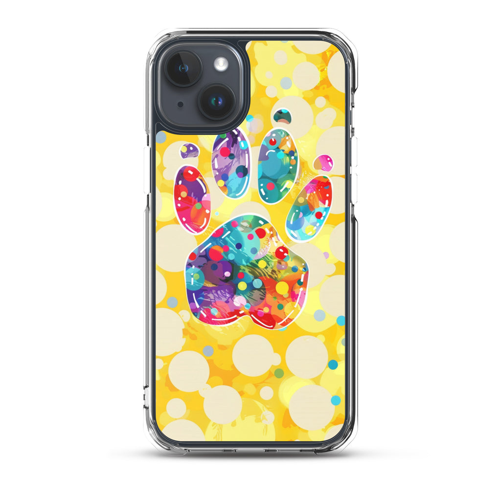 Artistic PawPrints Borealis Clear Case for iPhone®