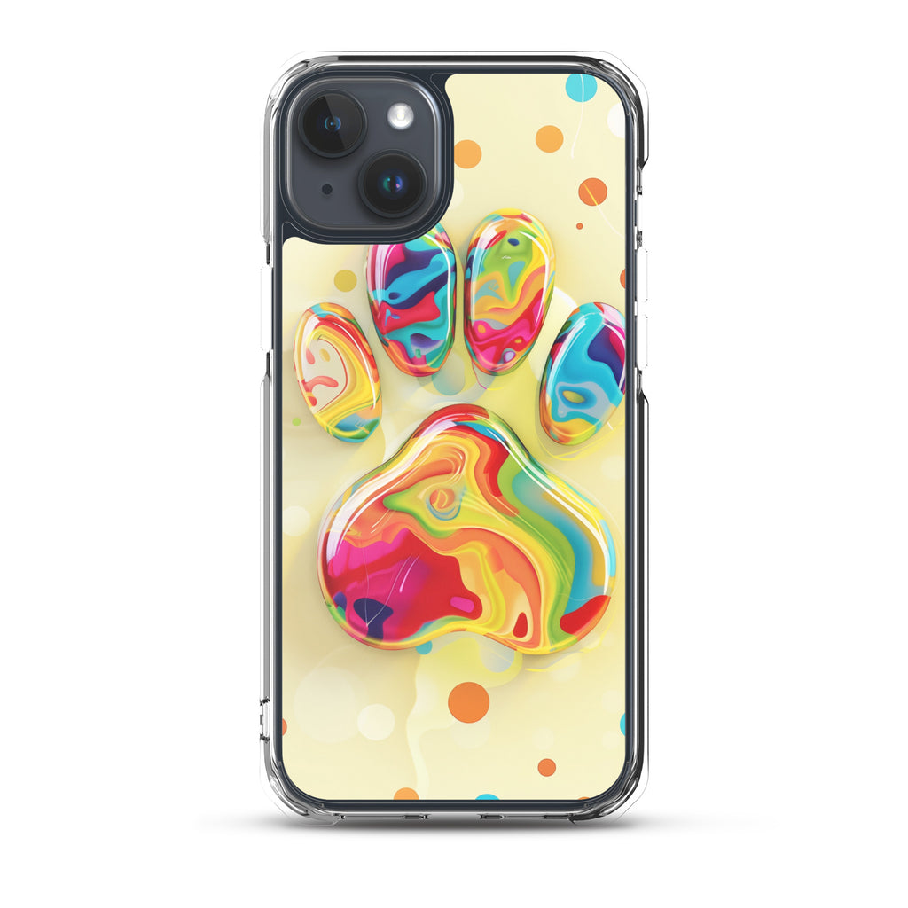 Artistic PawPrints Celestia Clear Case for iPhone®