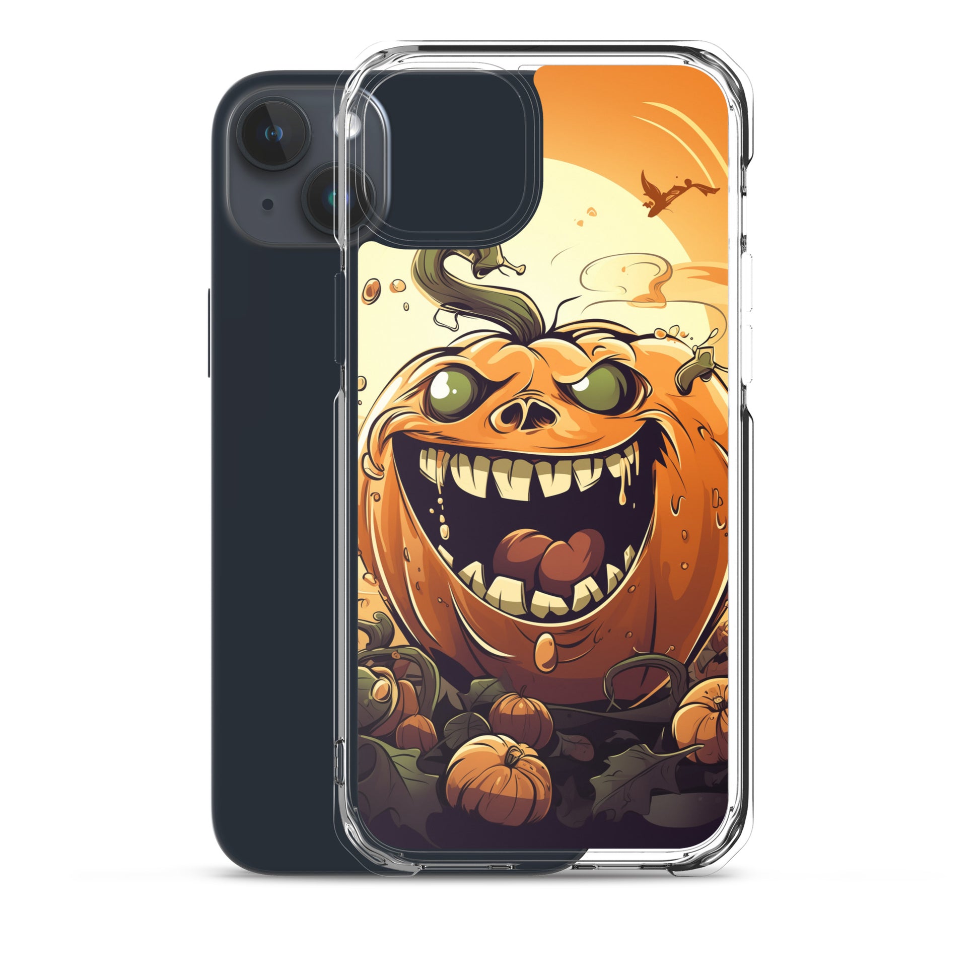 Halloween Pumpkin B Clear Case for iPhone