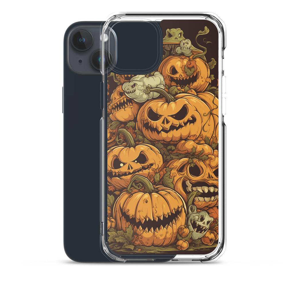 Halloween Pumpkin C Clear Case for iPhone