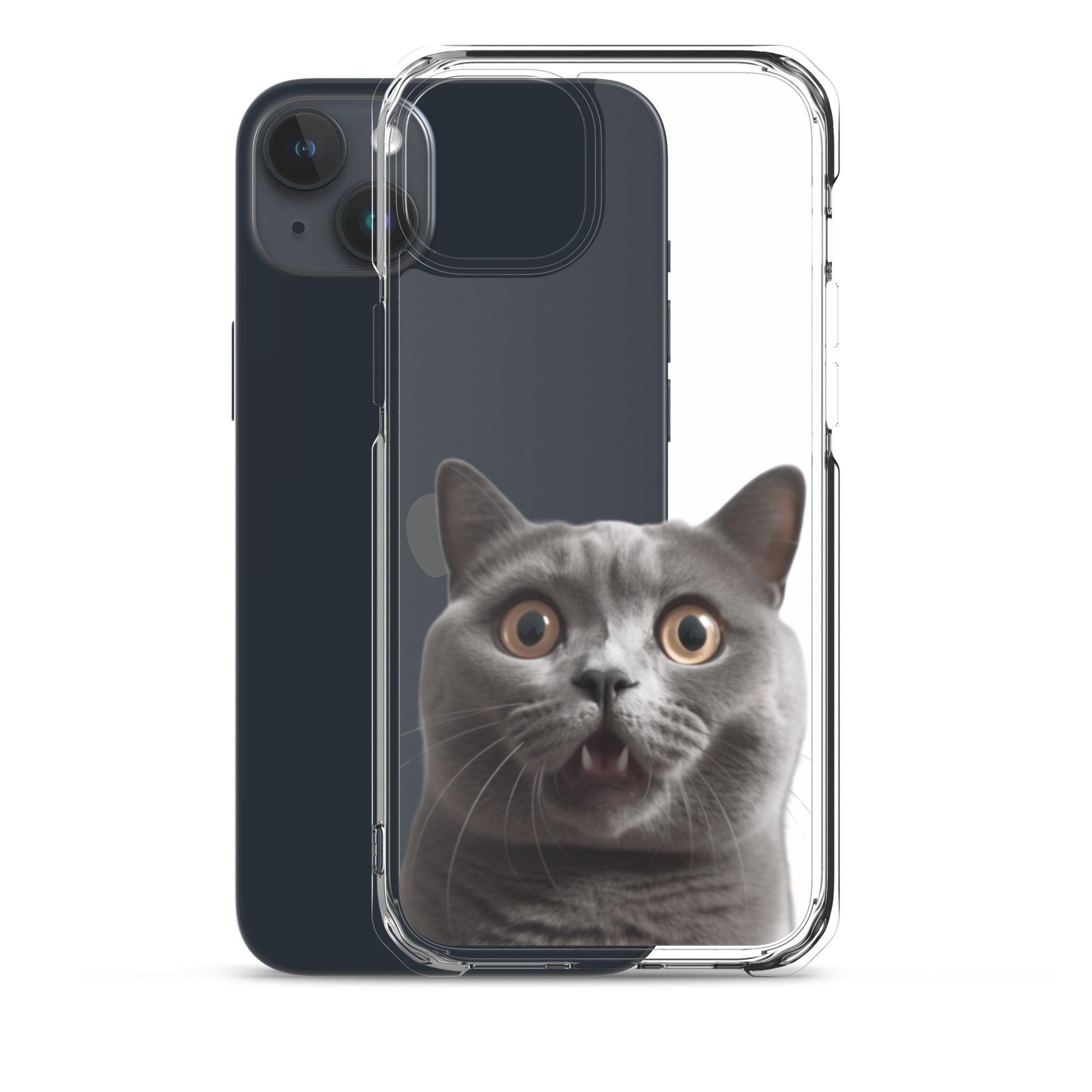 Cat B Clear Case for iPhone