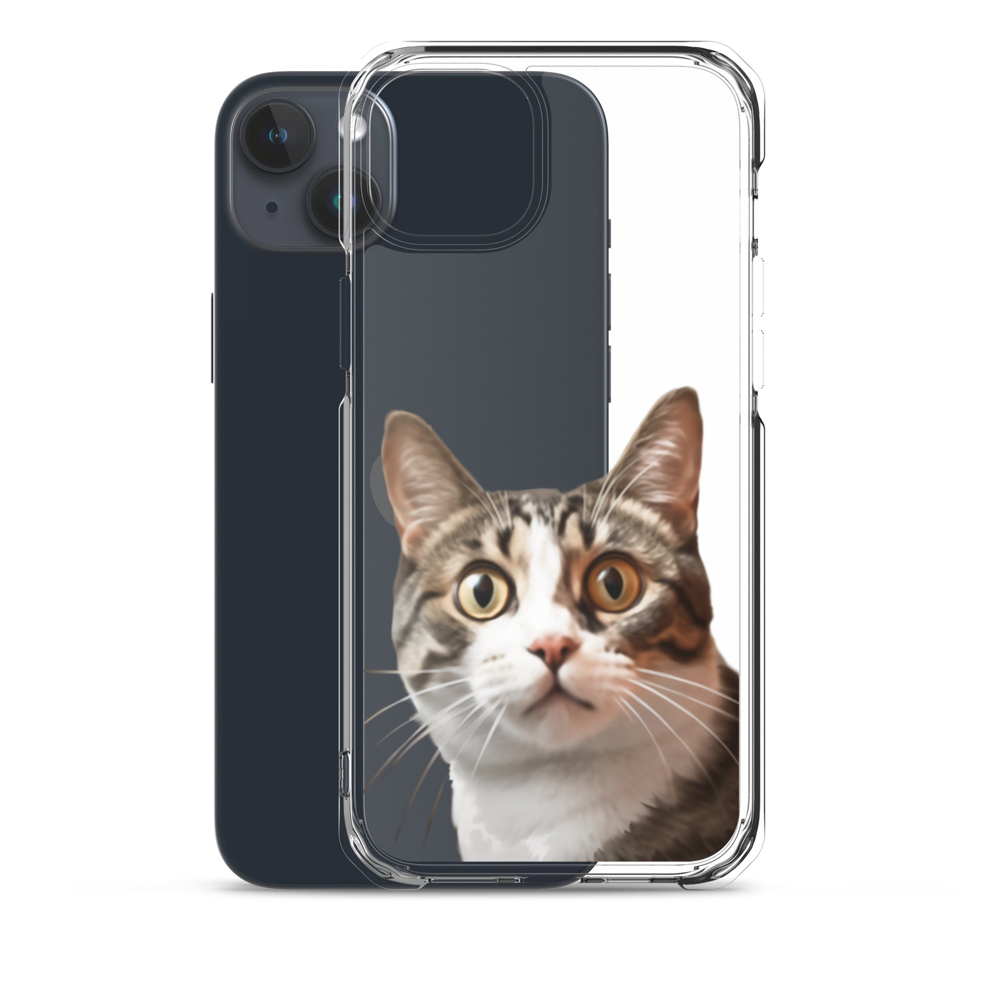 Cat D Clear Case for iPhone