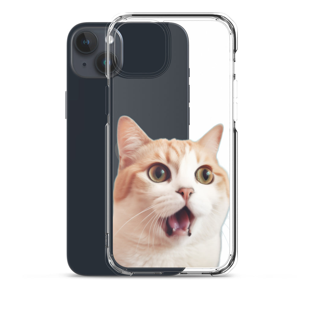 Cat E Clear Case for iPhone