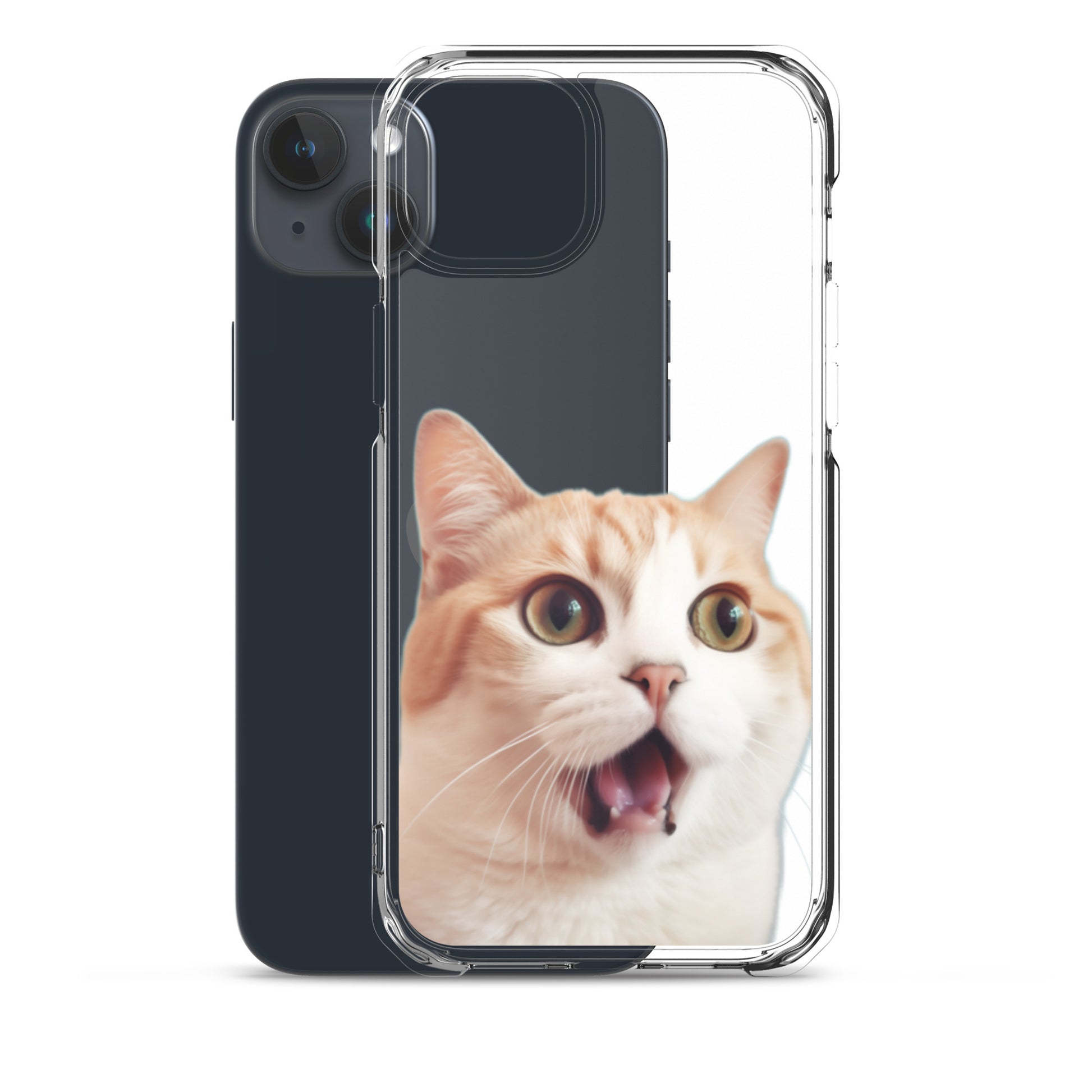 Cat E Clear Case for iPhone