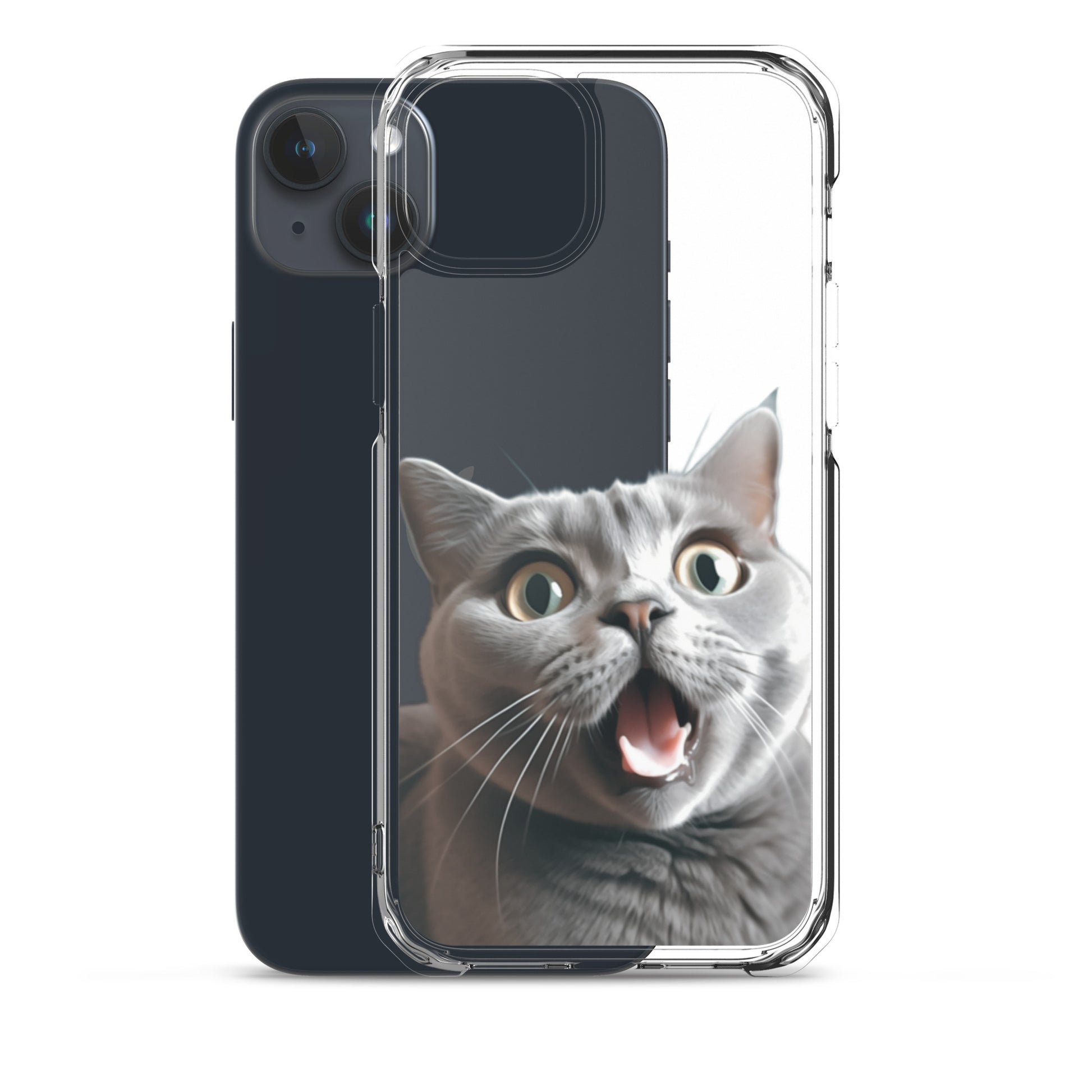 Cat F Clear Case for iPhone