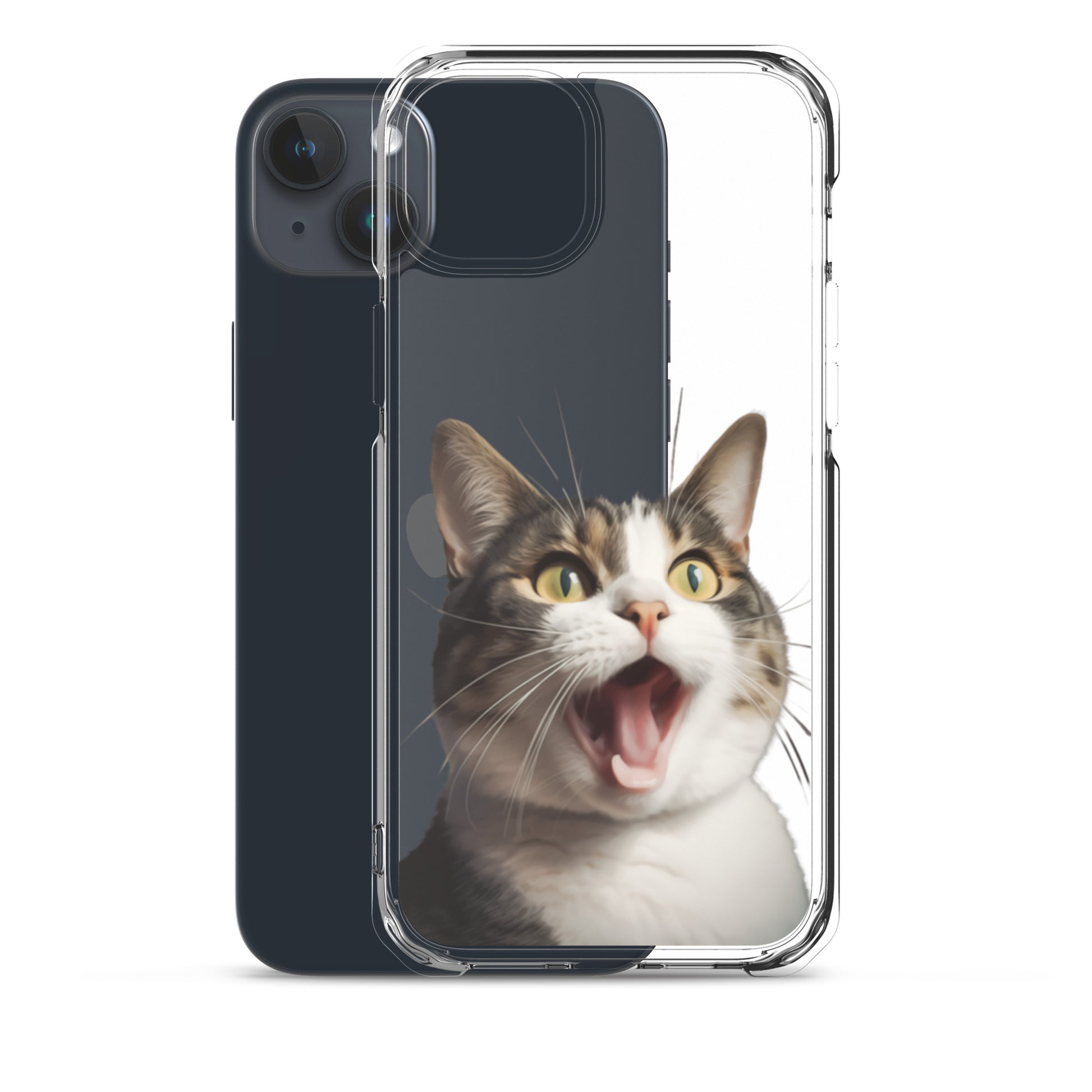 Cat H Clear Case for iPhone