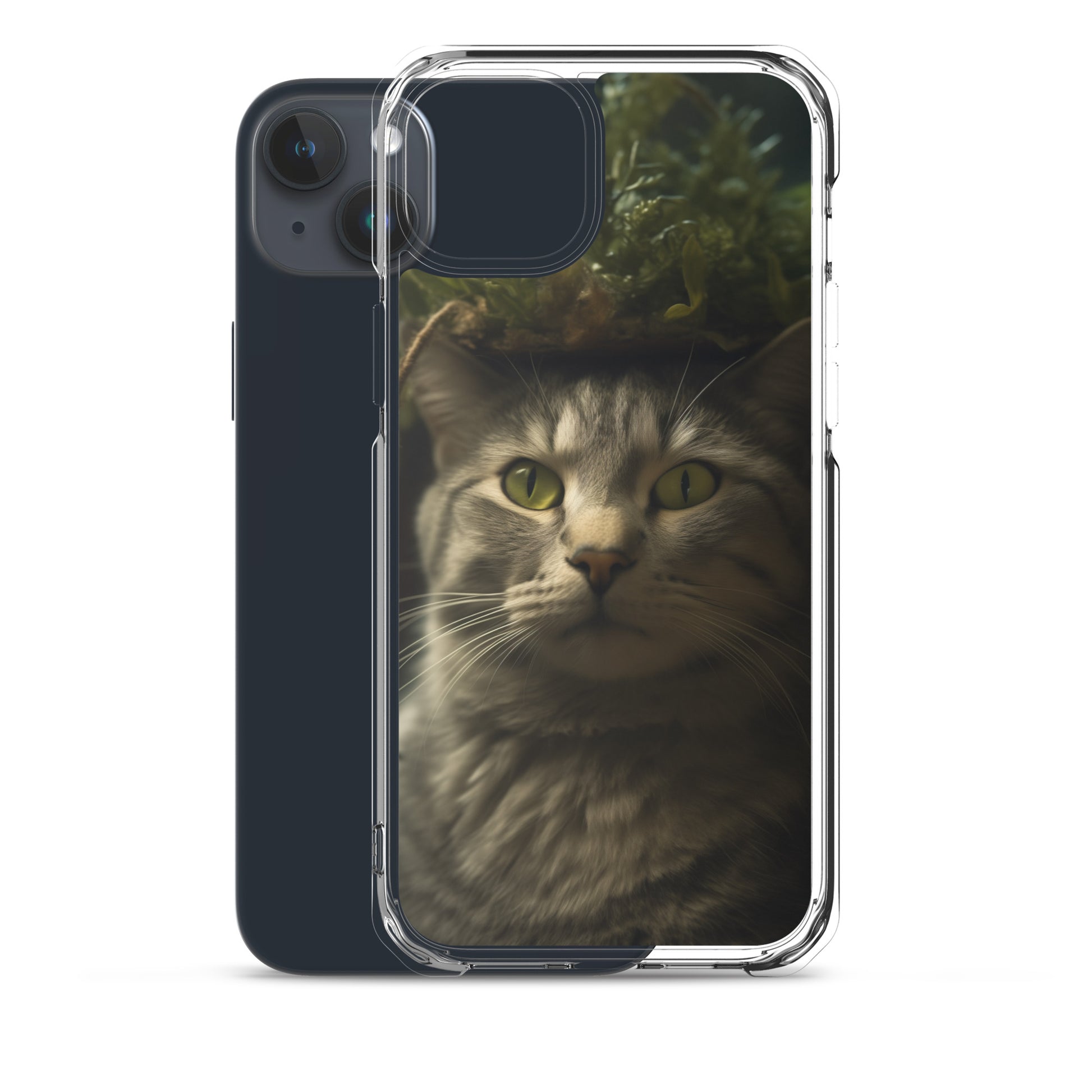 Cat Hat C Clear Case for iPhone