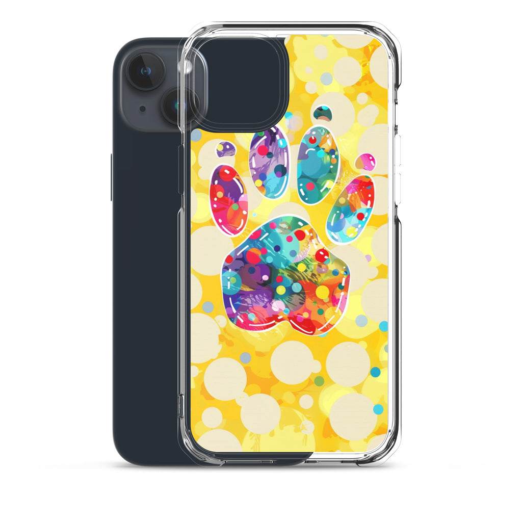 Artistic PawPrints Borealis Clear Case for iPhone®