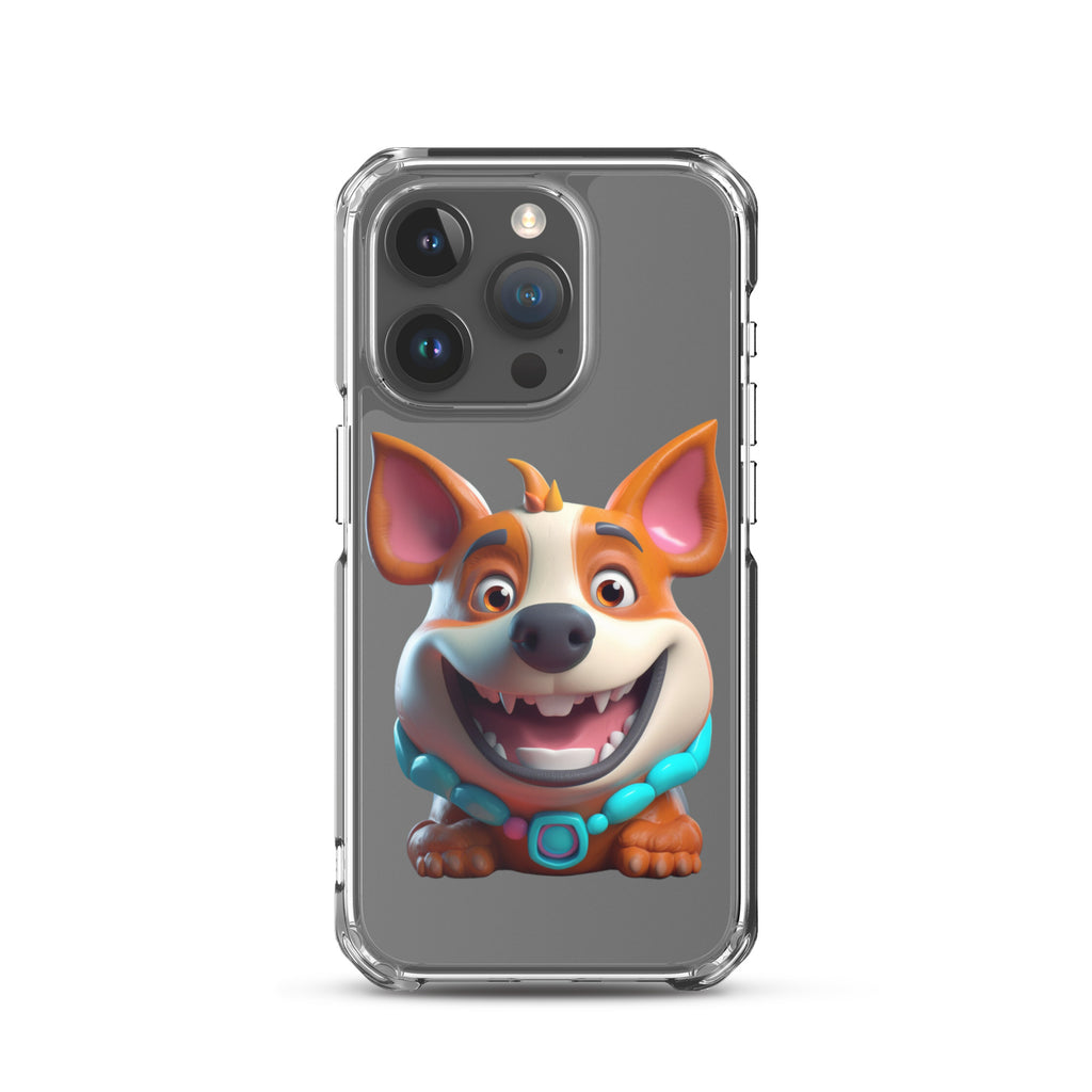 Cartoon Dog A Clear Case for iPhone®