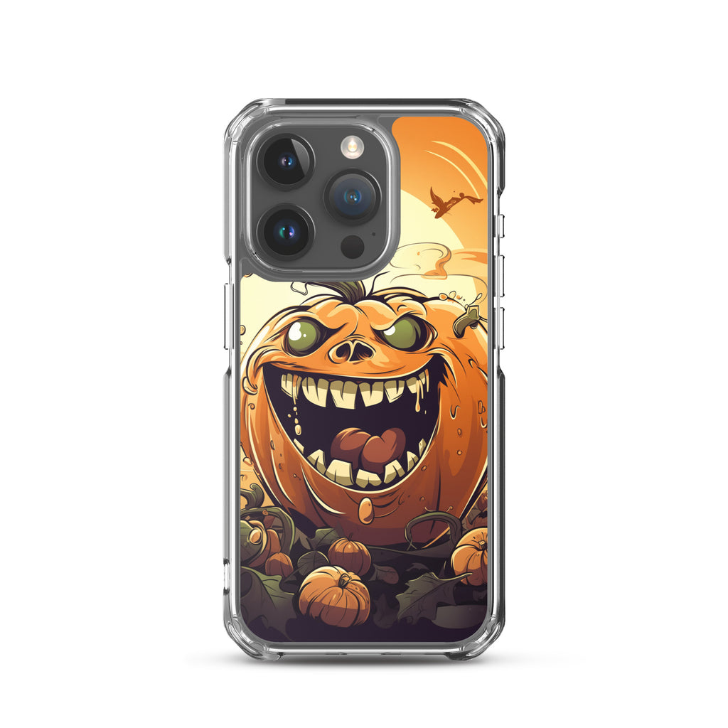 Halloween Pumpkin B Clear Case for iPhone