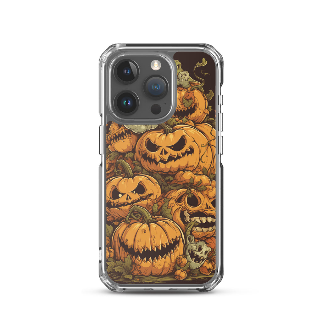 Halloween Pumpkin C Clear Case for iPhone