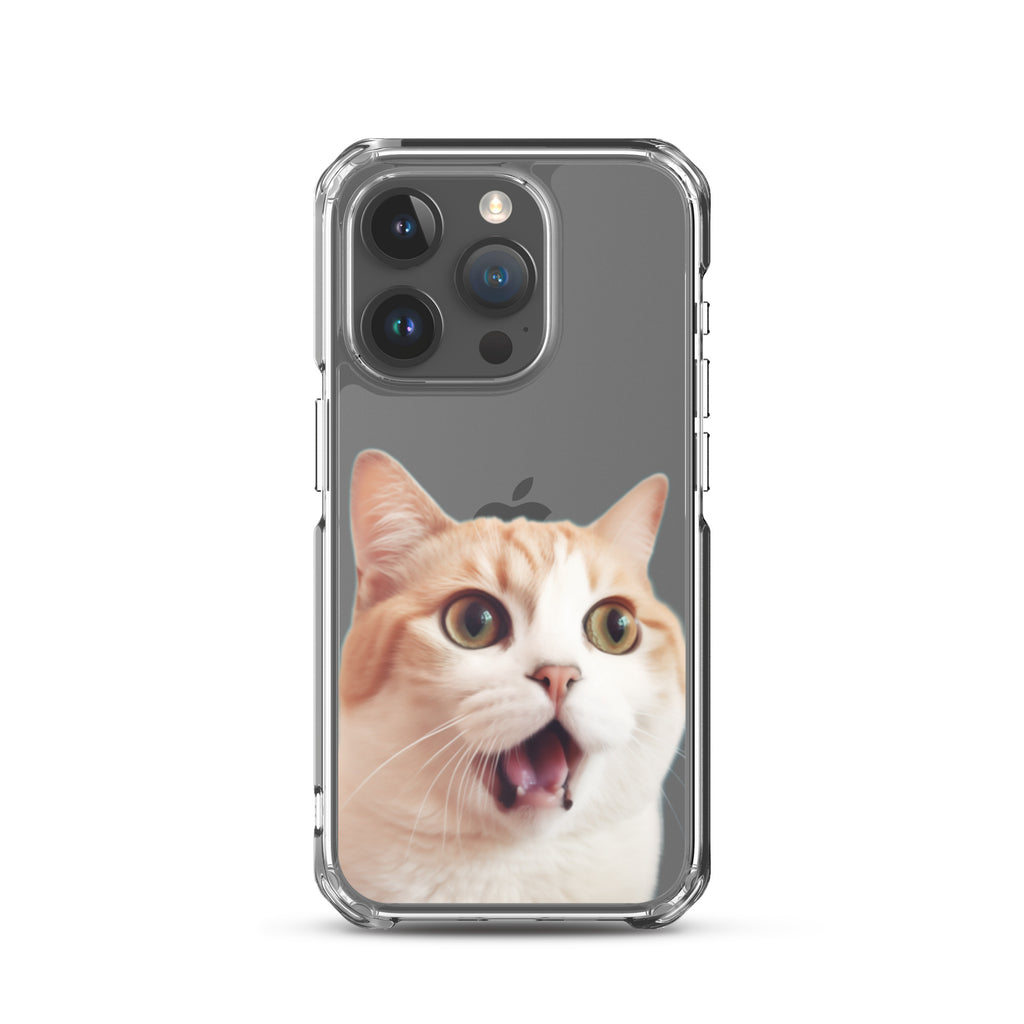 Cat E Clear Case for iPhone