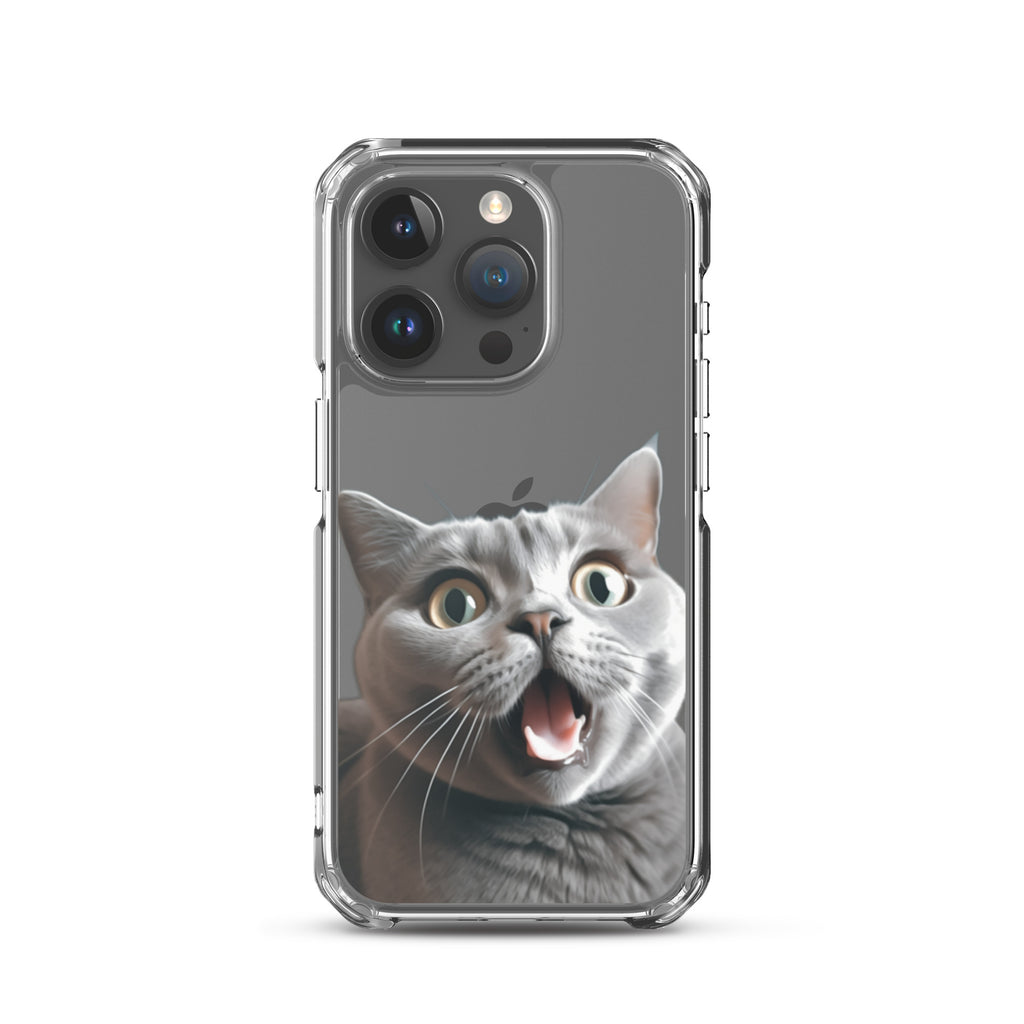 Cat F Clear Case for iPhone