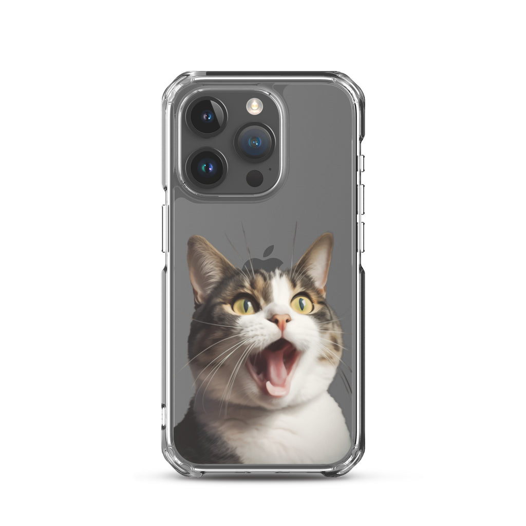 Cat H Clear Case for iPhone