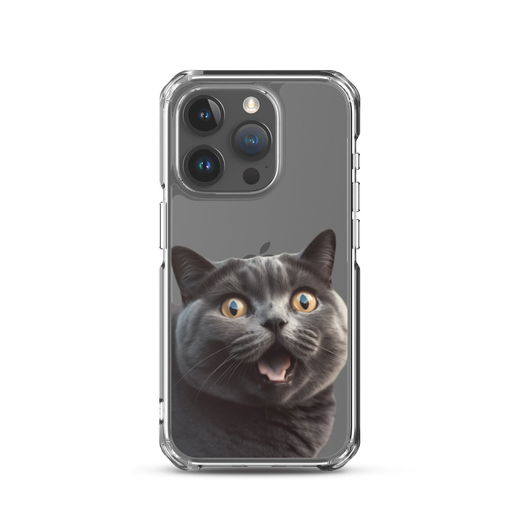 Cat  I Clear Case for iPhone