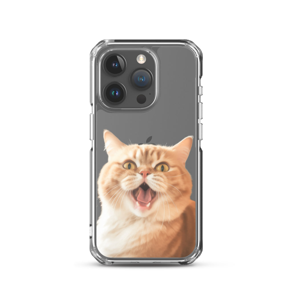 Cat K Clear Case for iPhone