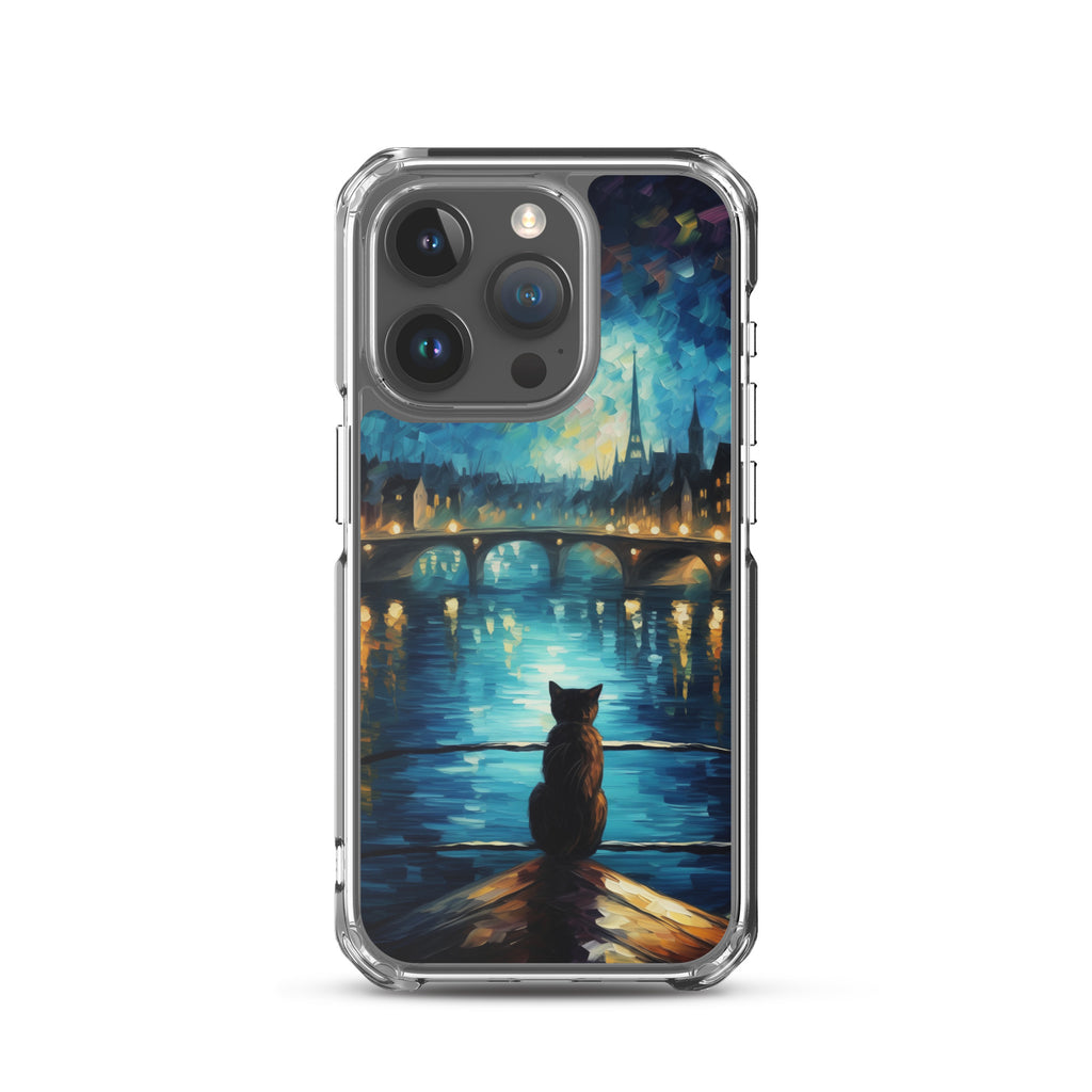 River Cat B Clear Case for iPhone