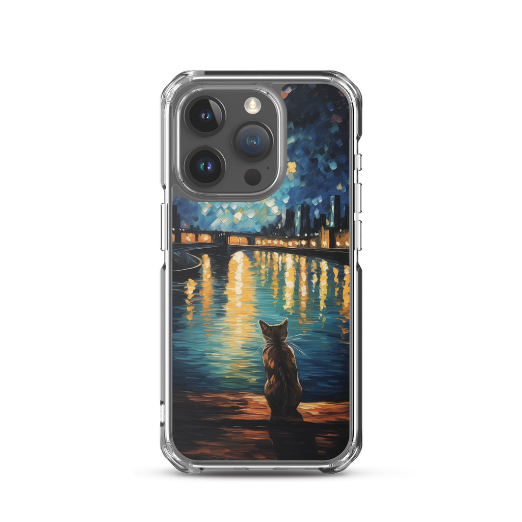 River Cat C Clear Case for iPhone