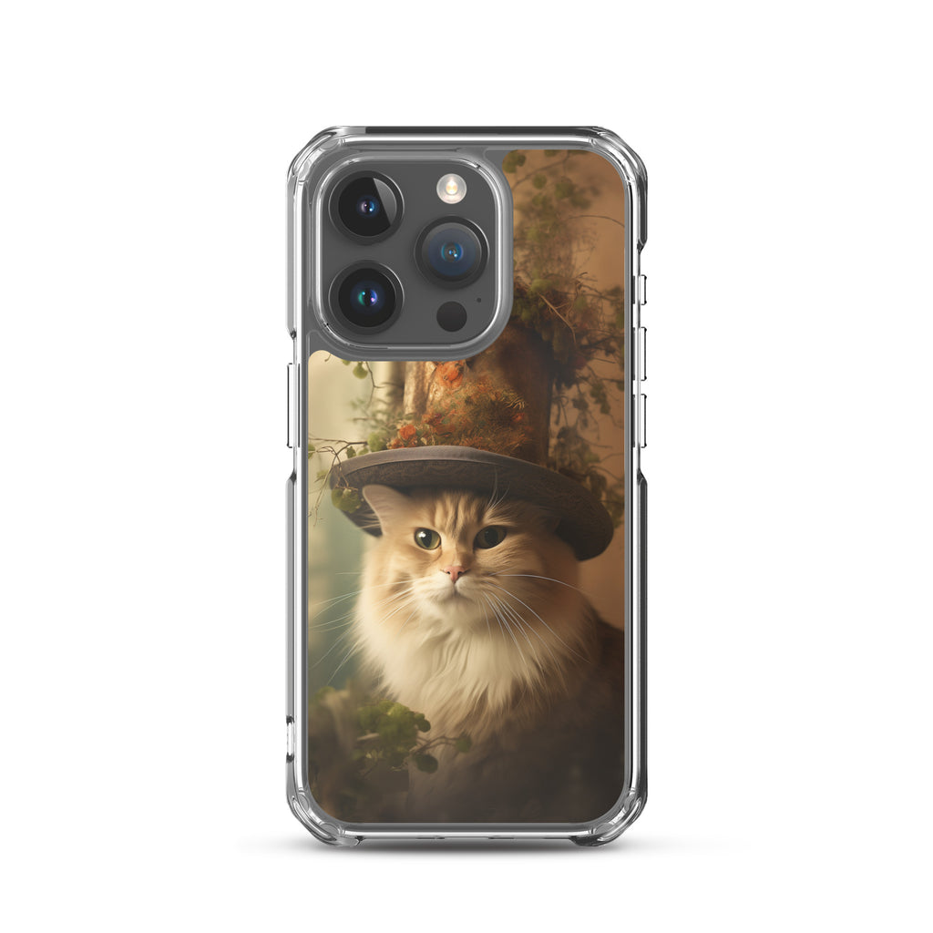 Cat Hat A Clear Case for iPhone