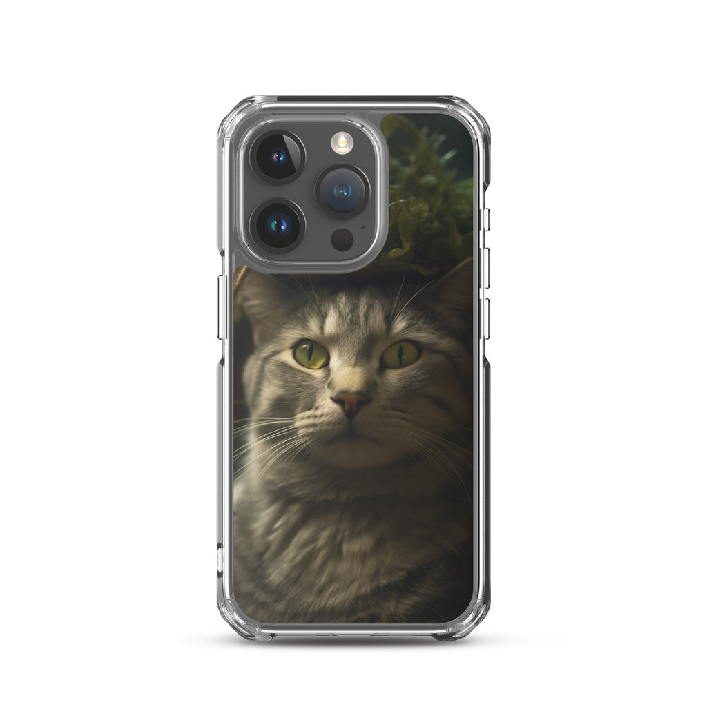 Cat Hat C Clear Case for iPhone