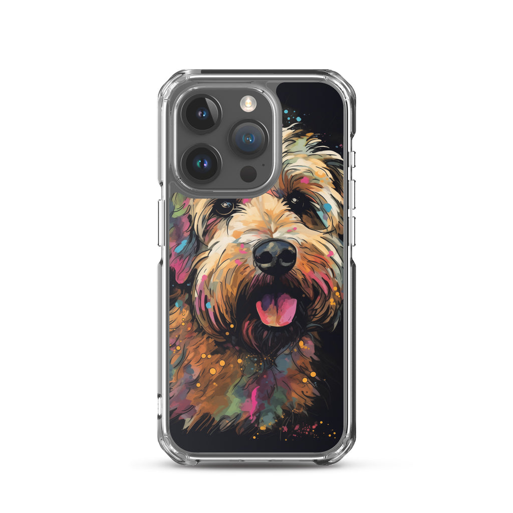 Van Gogh Style Dog A Clear Case for iPhone