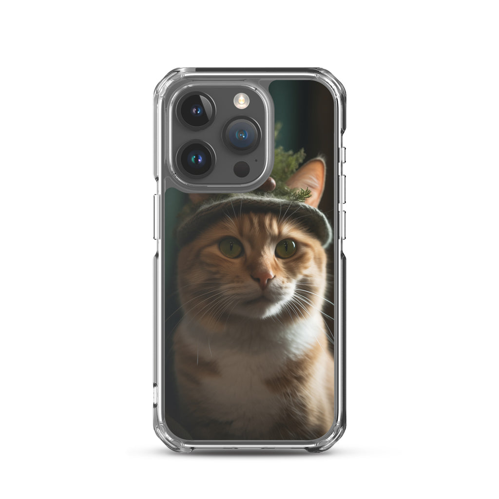 Cat Hat F Clear Case for iPhone®