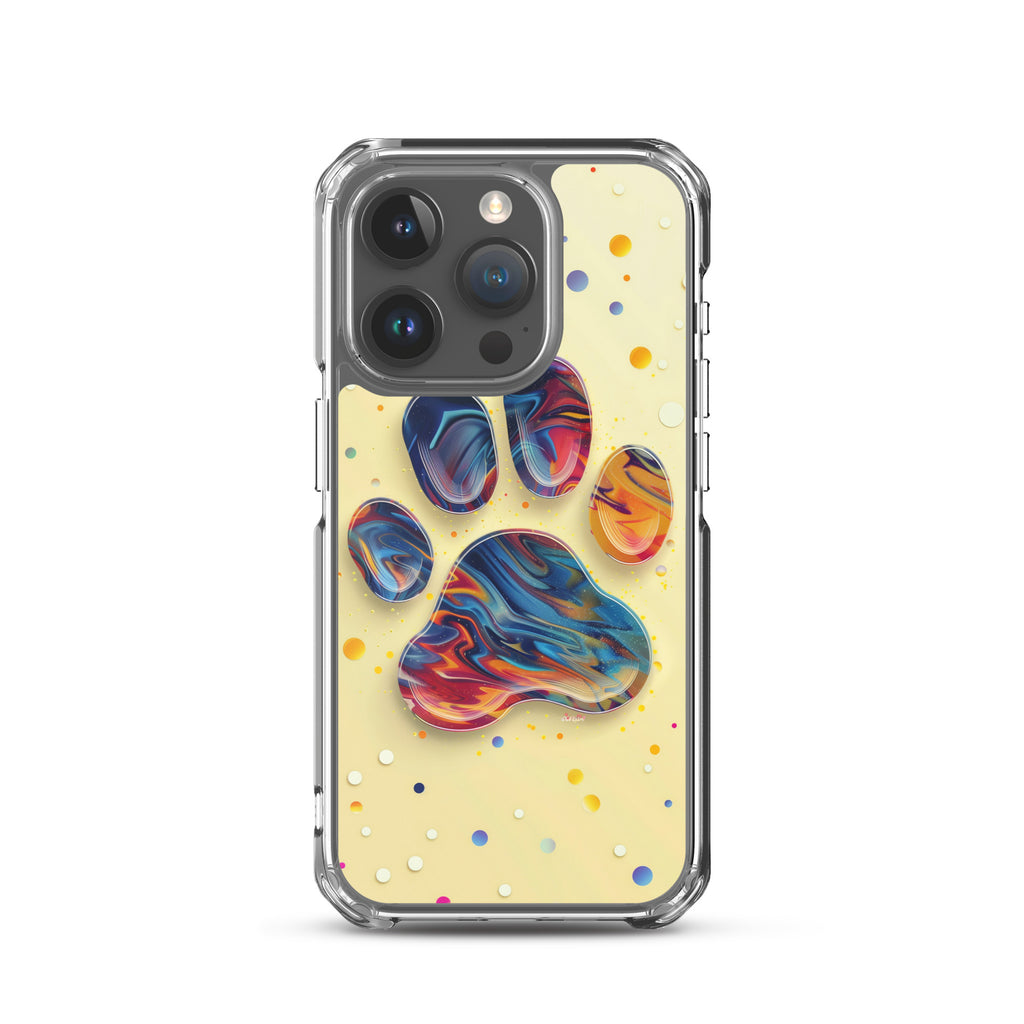 Artistic PawPrints  Aurora Clear Case for iPhone®