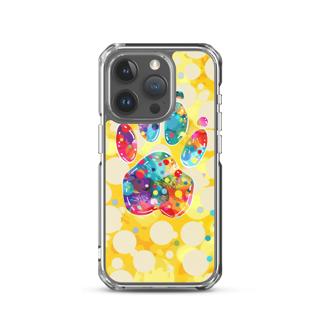 Artistic PawPrints Borealis Clear Case for iPhone®