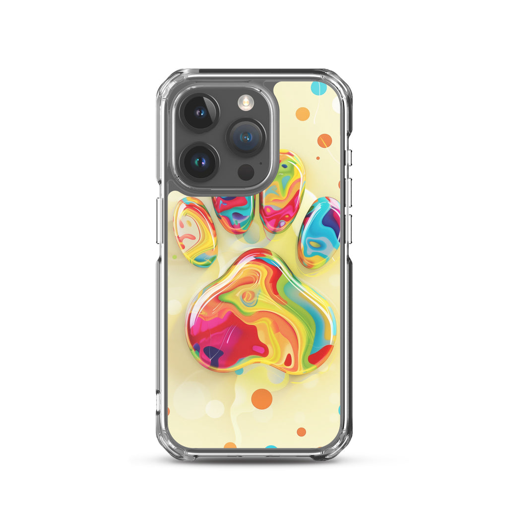 Artistic PawPrints Celestia Clear Case for iPhone®