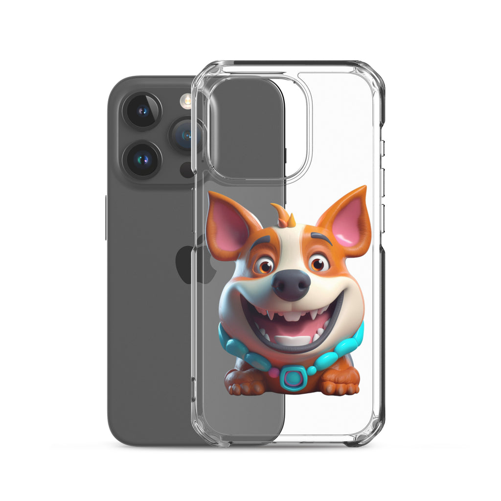 Cartoon Dog A Clear Case for iPhone®