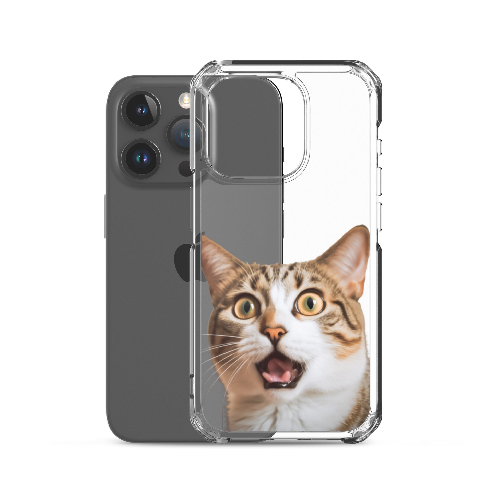 Cat A Clear Case for iPhone
