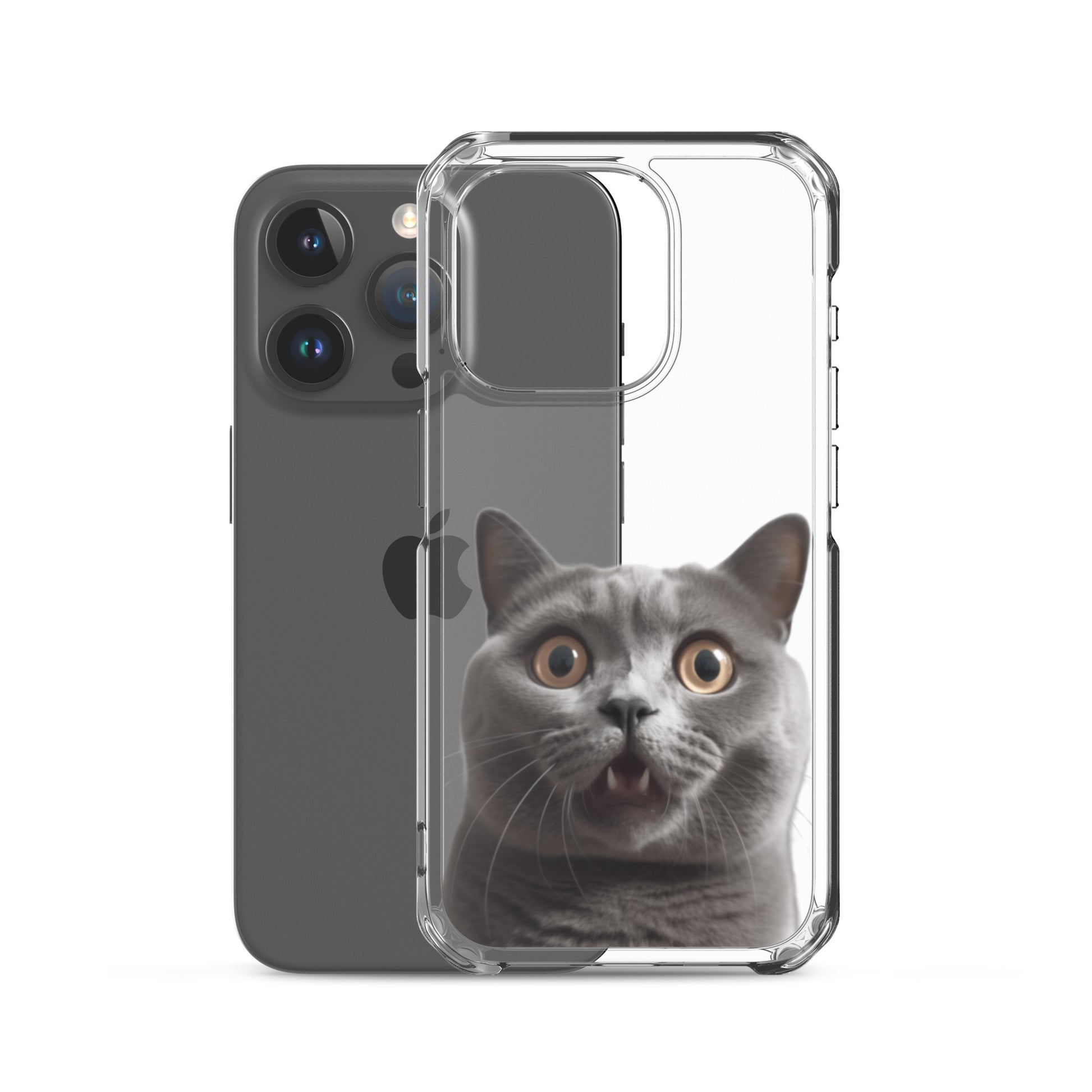 Cat B Clear Case for iPhone