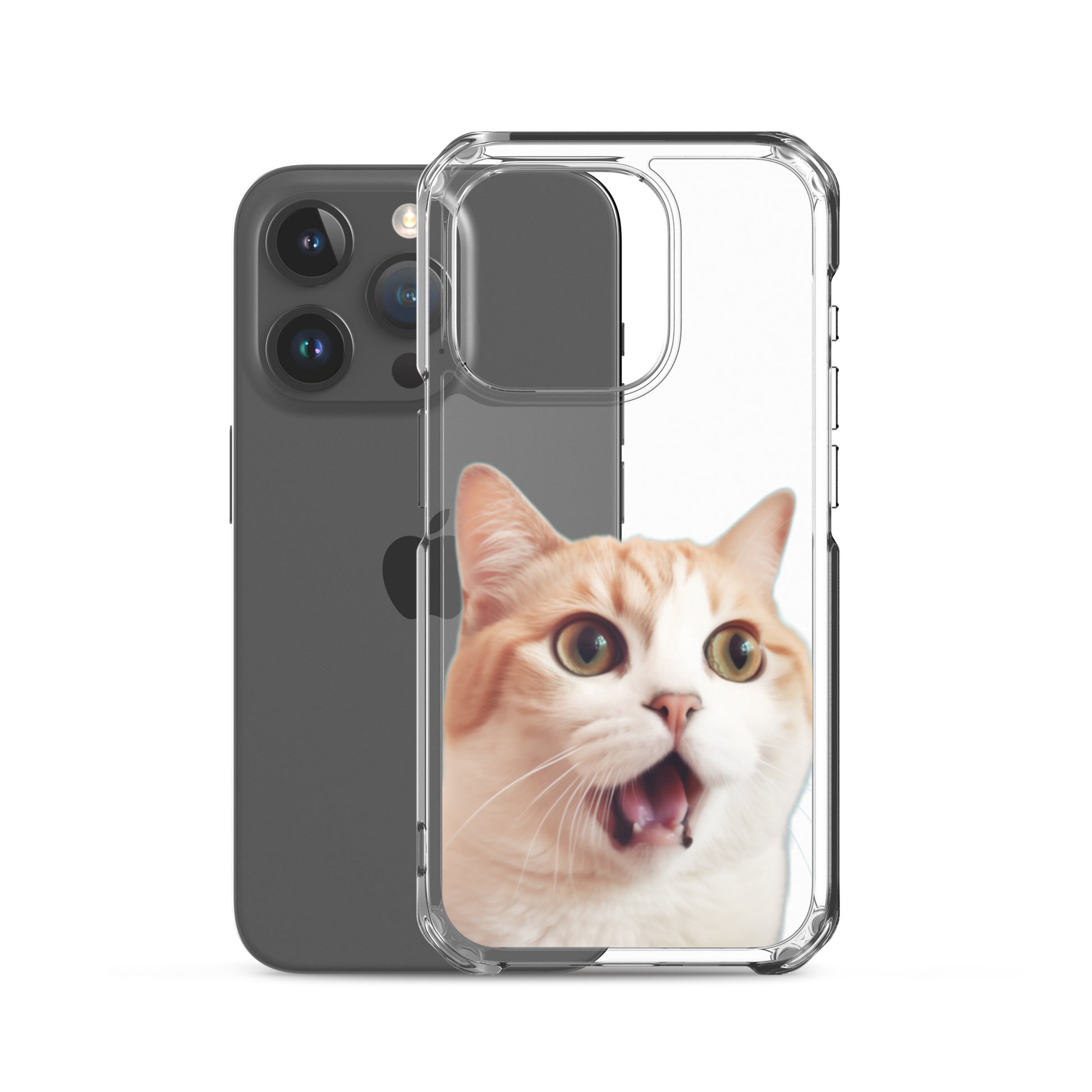 Cat E Clear Case for iPhone