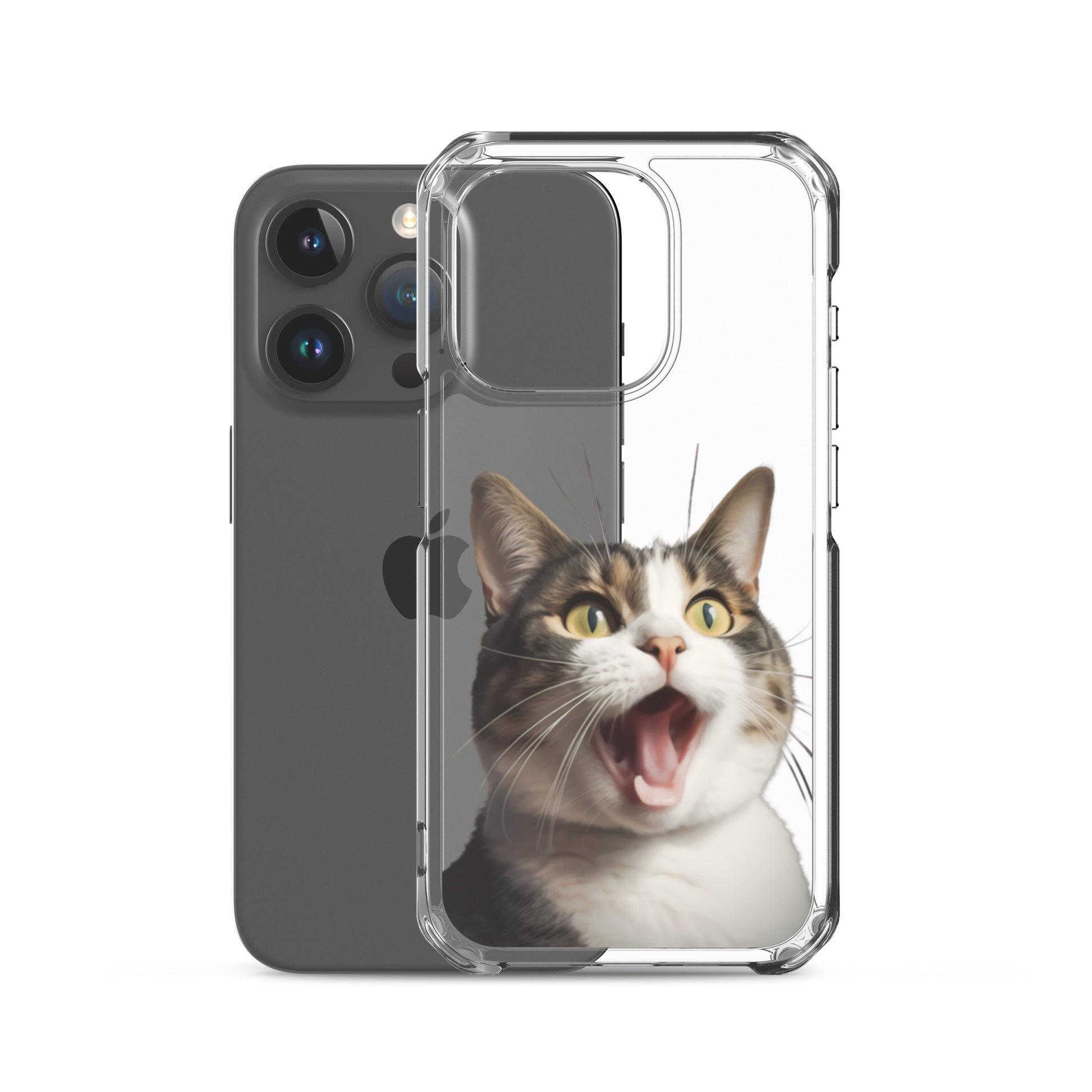 Cat H Clear Case for iPhone
