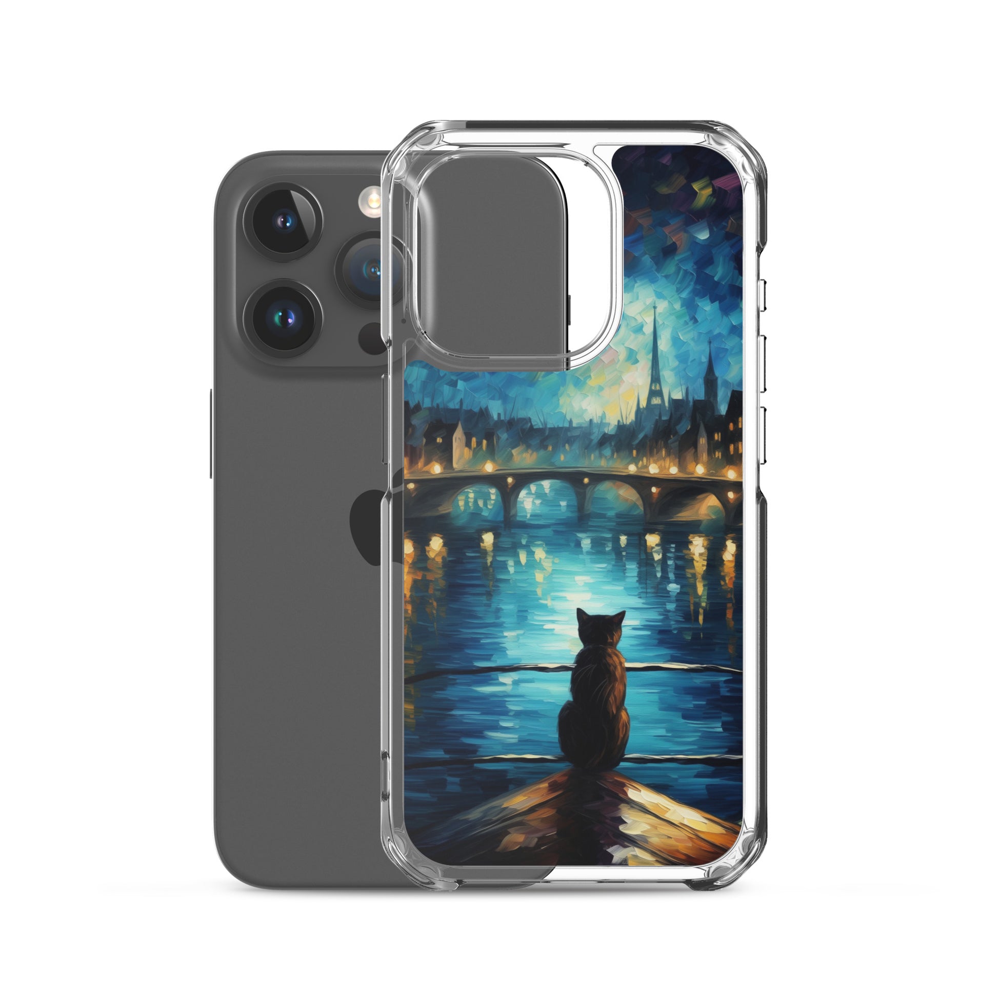 River Cat B Clear Case for iPhone