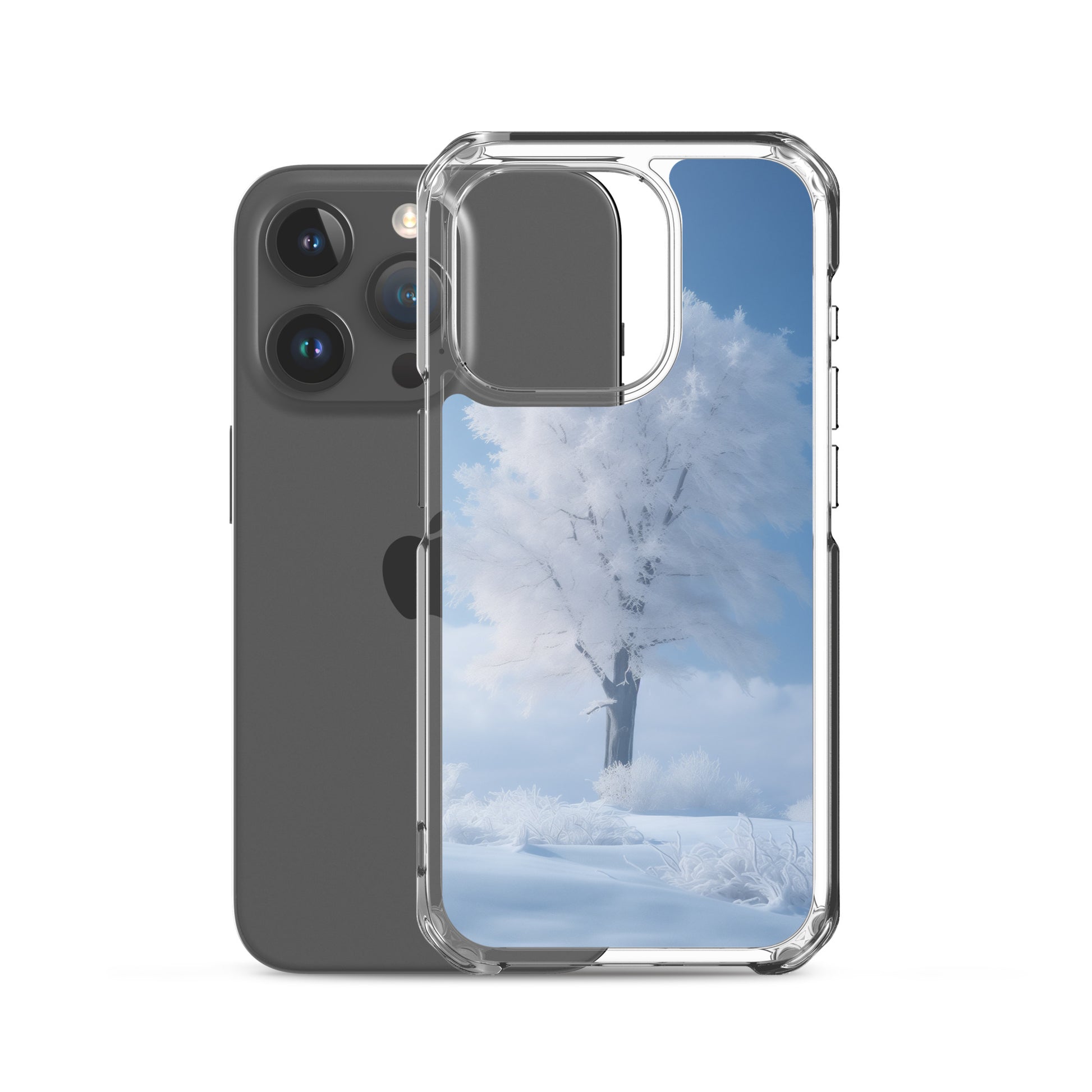 Snow Tree B Clear Case for iPhone®