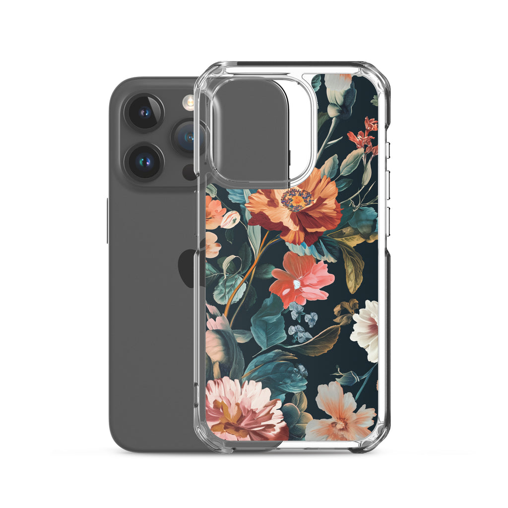 Flower Golden Clear Case for iPhone®