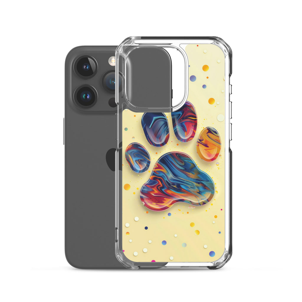 Artistic PawPrints  Aurora Clear Case for iPhone®