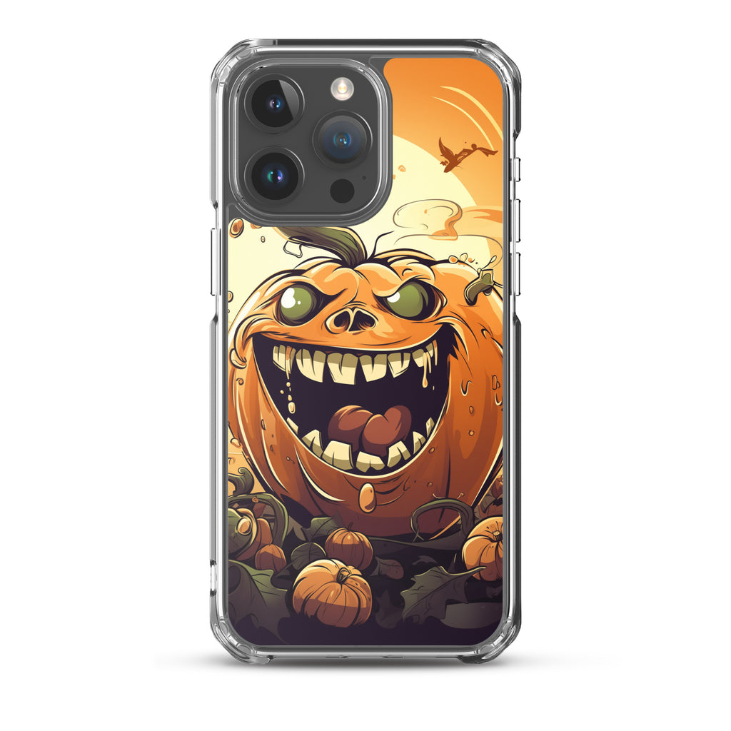 Halloween Pumpkin B Clear Case for iPhone