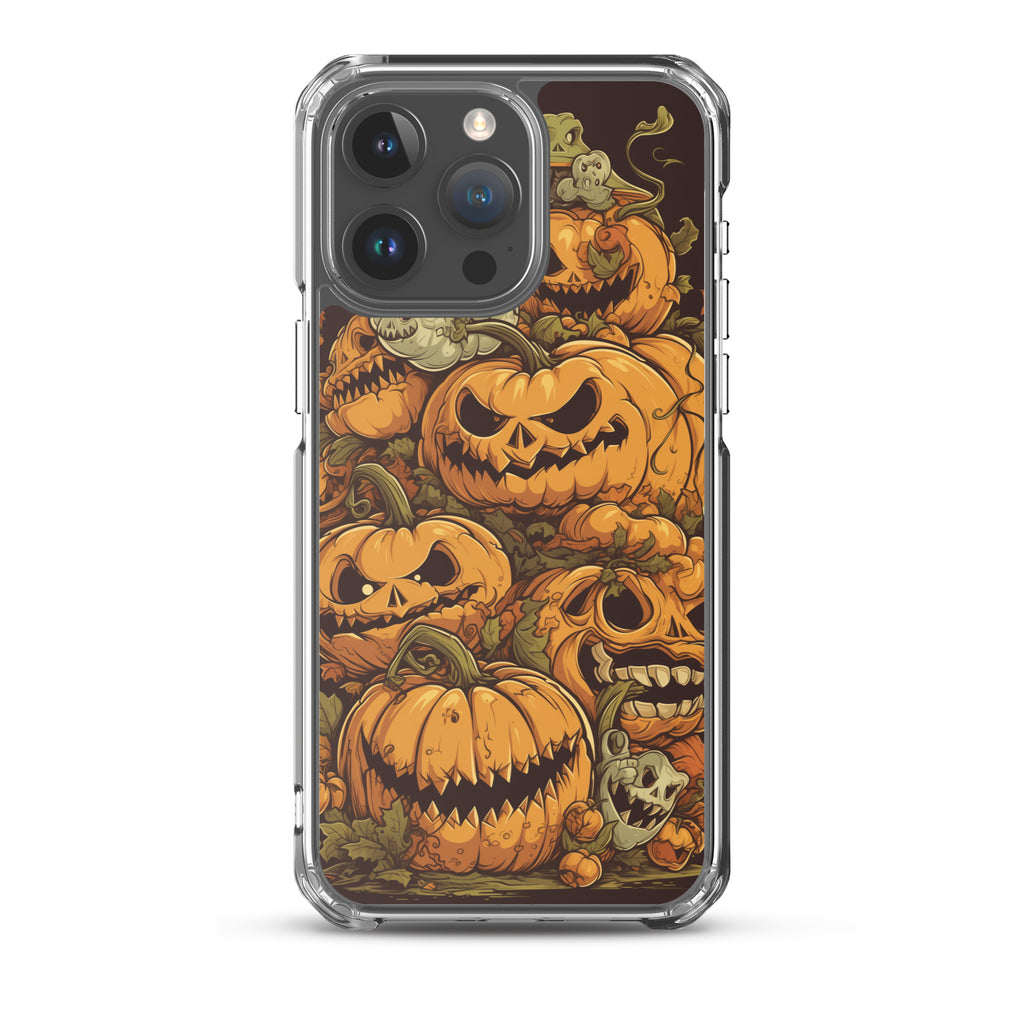 Halloween Pumpkin C Clear Case for iPhone