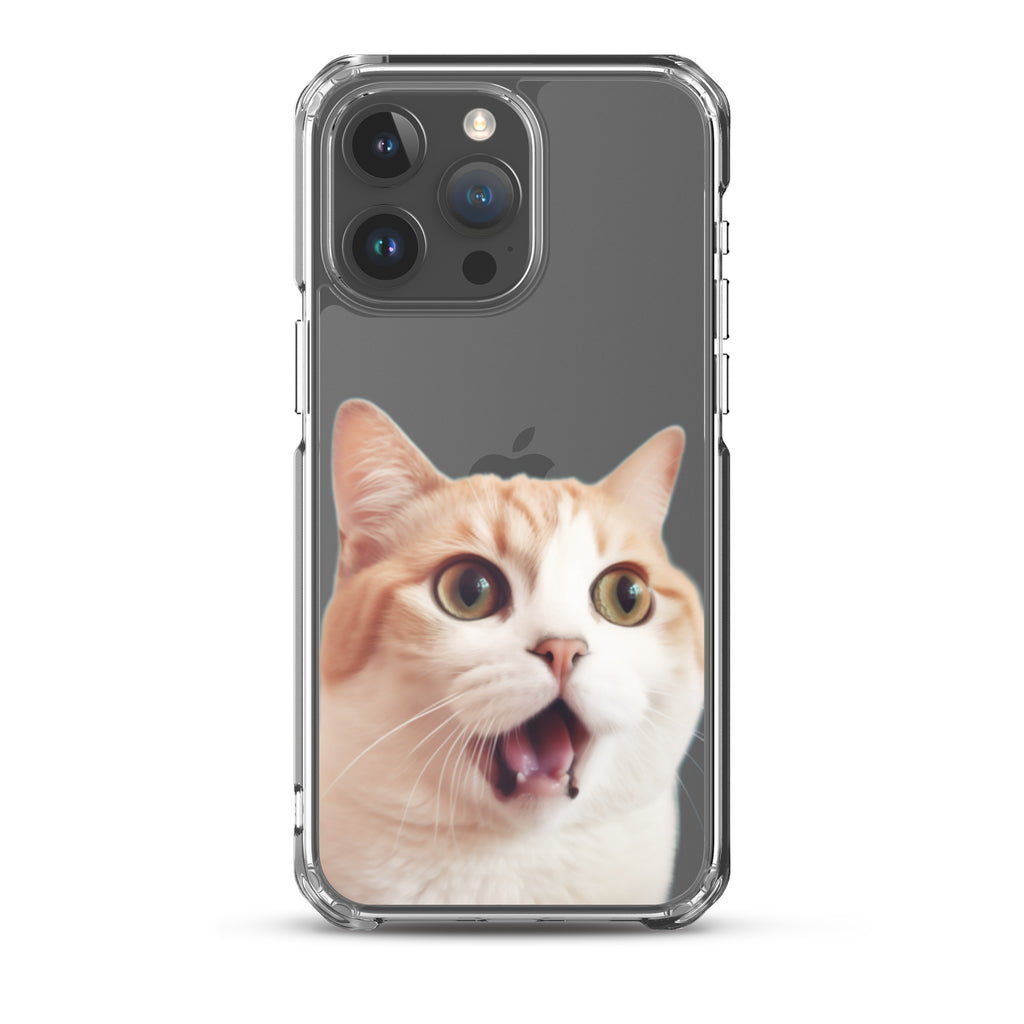 Cat E Clear Case for iPhone