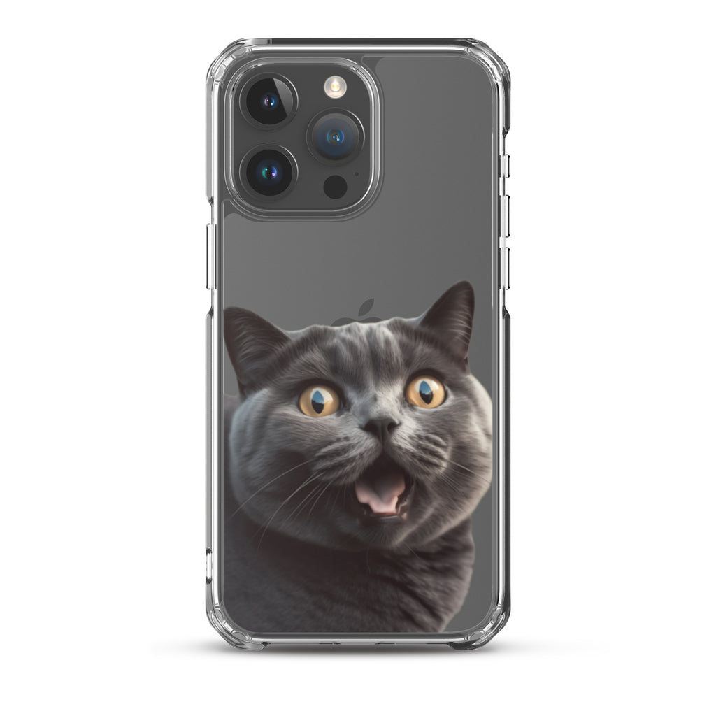 Cat  I Clear Case for iPhone