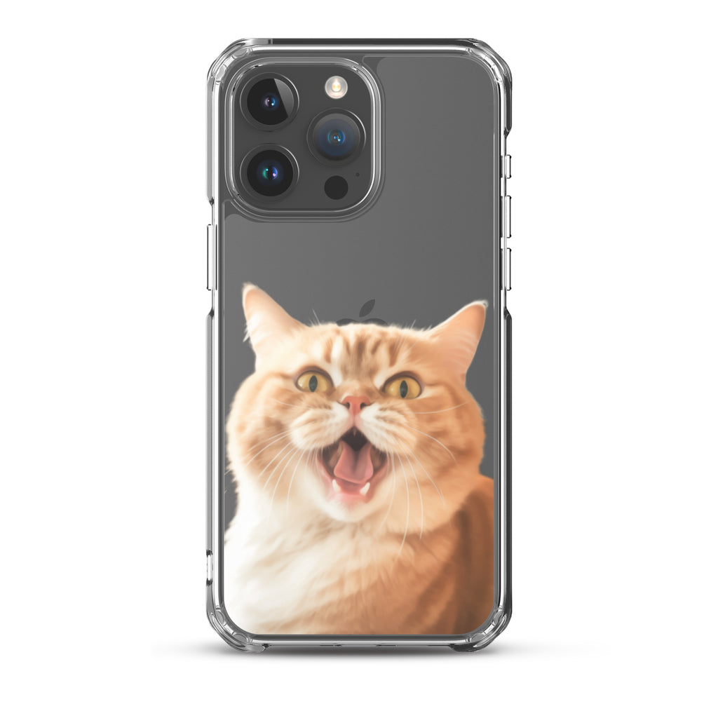 Cat K Clear Case for iPhone