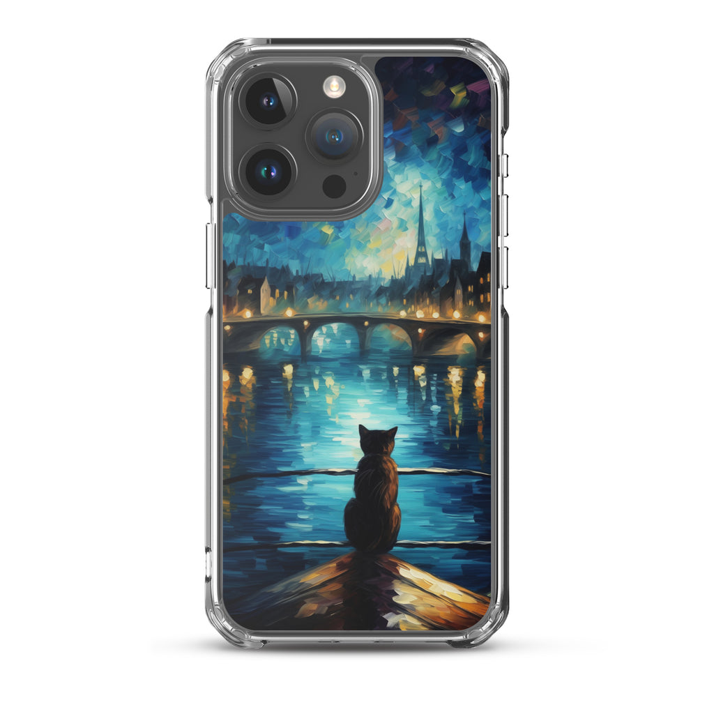 River Cat B Clear Case for iPhone