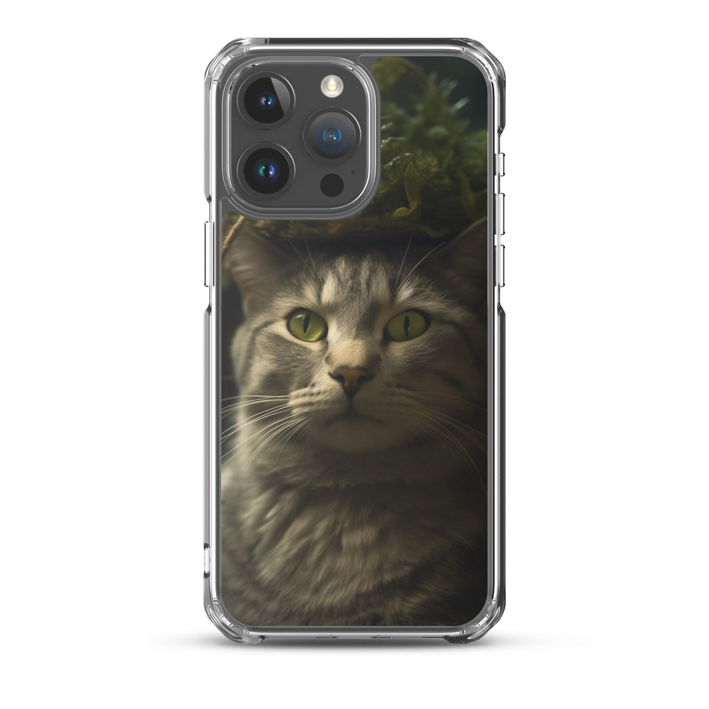 Cat Hat C Clear Case for iPhone